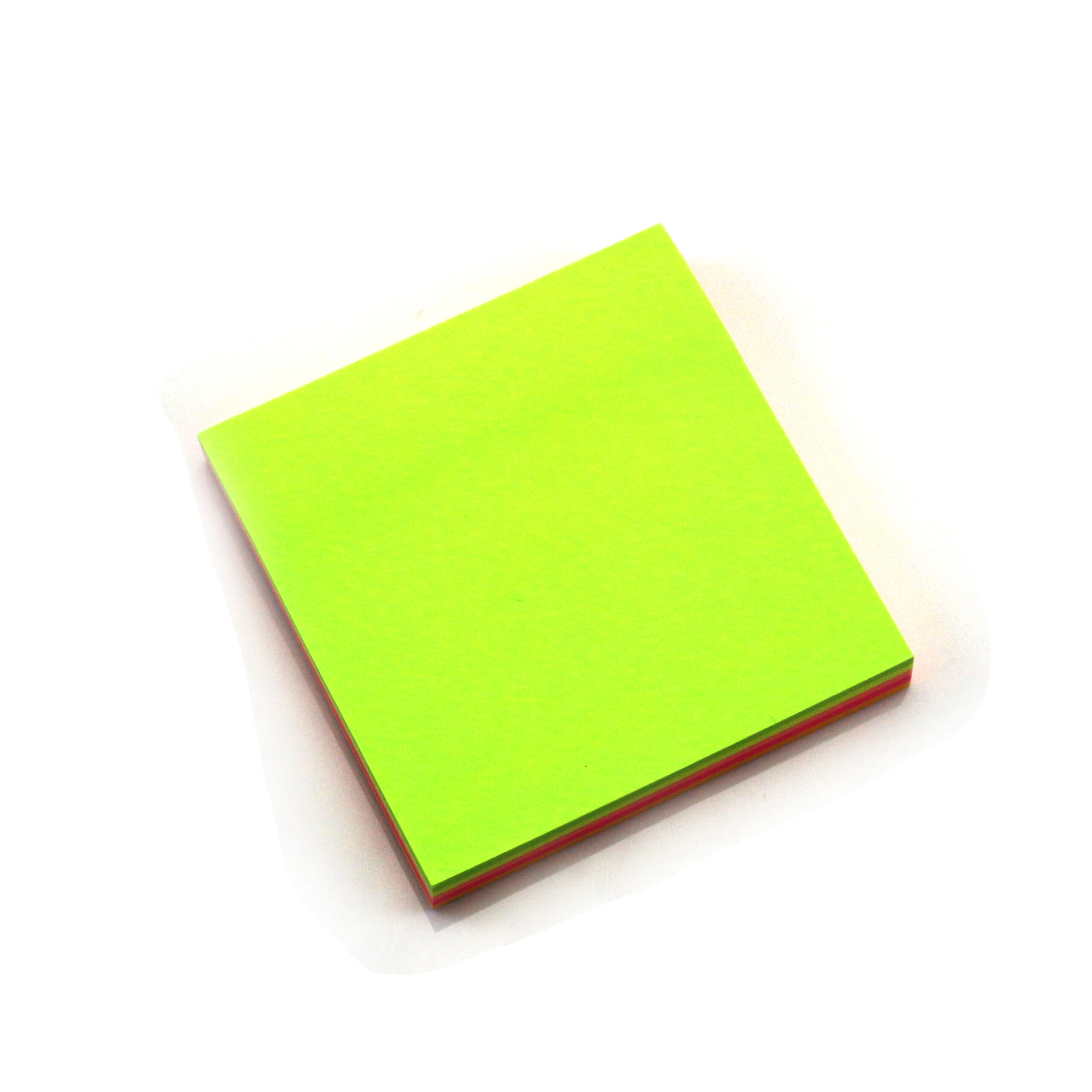 Multicolor Sticky Notes Pad 3 x 3 Inches – Vibrant Self-Adhesive