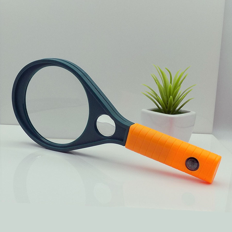 90mm Handheld Magnifying Glass with Optical-Grade Lens