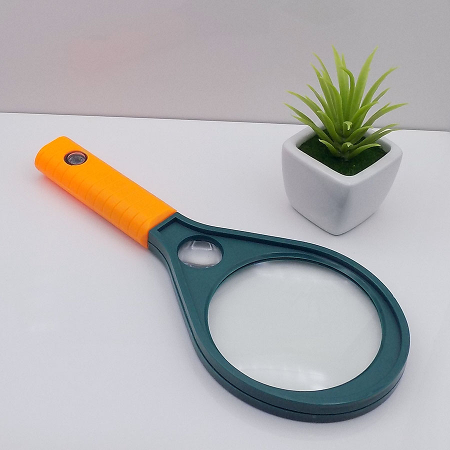 90mm Handheld Magnifying Glass with Optical-Grade Lens