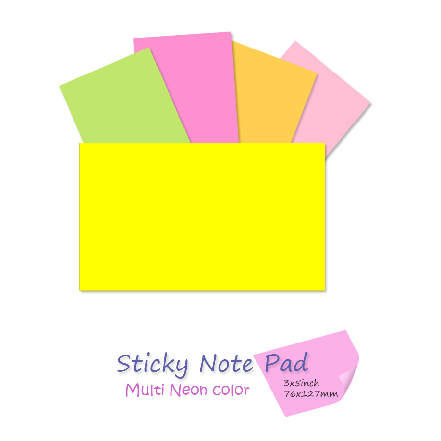 StickNote-Pad-NEON-3x5