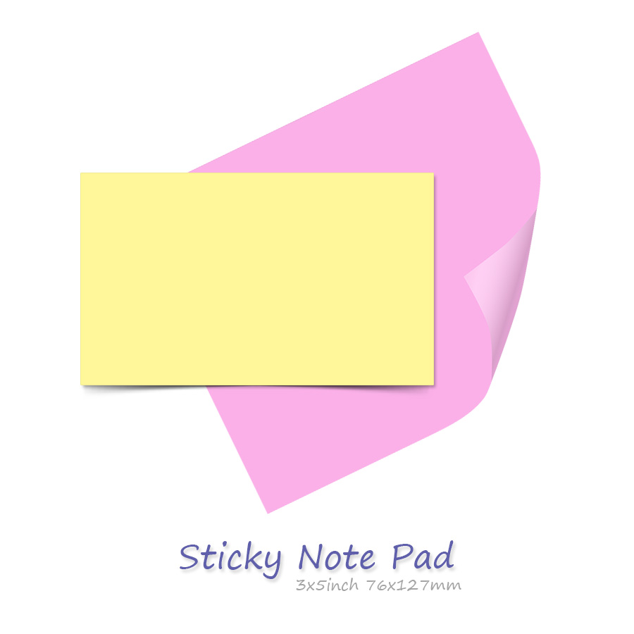 StickNote-Pad-Yellow-3x5