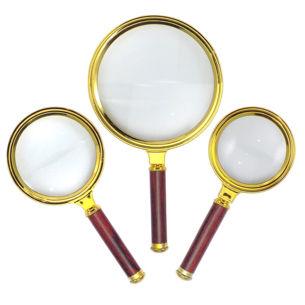 Golden Ring Magnifying Glass