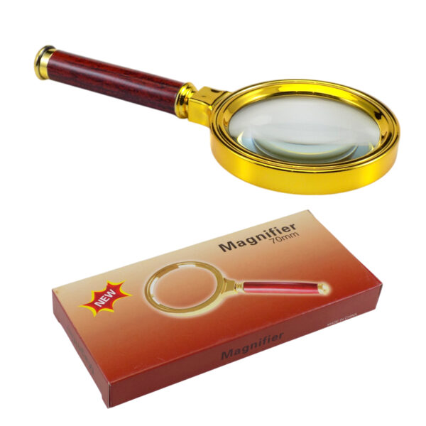 Golden Ring Magnifying Glass
