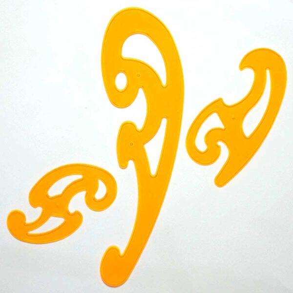 French Curve Template Set