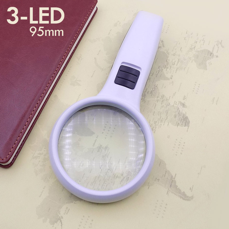 LED Handheld Magnifying Glass