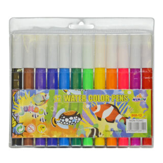 Jumbo 12-Color Watercolor Marker Set