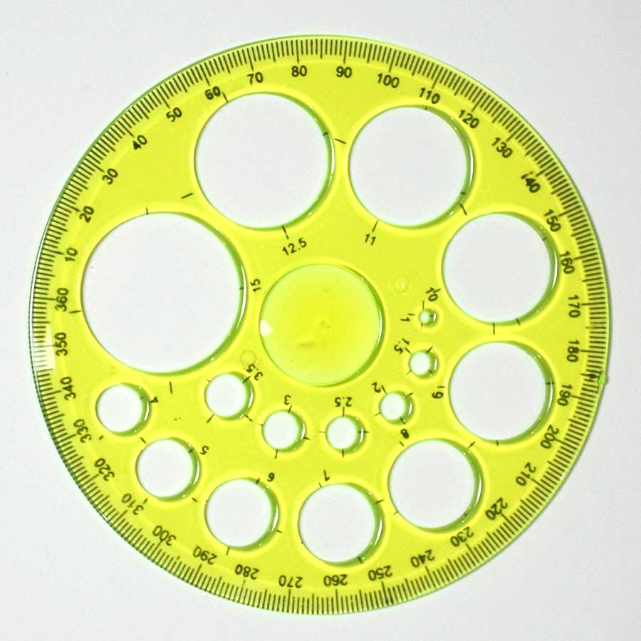 360-Degree Circular Protractor