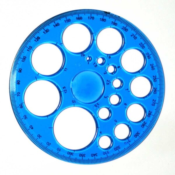 360-Degree Circular Protractor