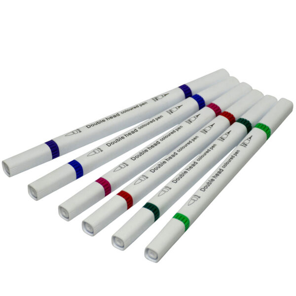 18-Color Double-Headed Outliner Marker Set