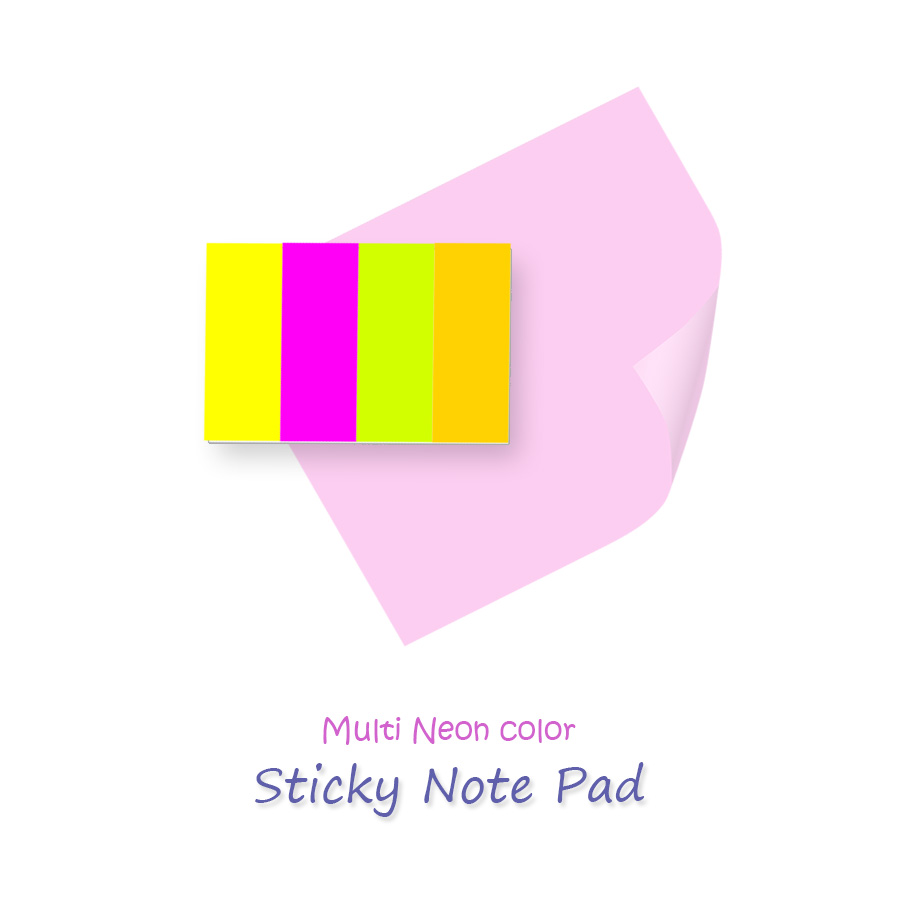 Neon Color Sticky Notes (CUT)