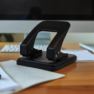 DL OFFICE DL 958 Heavy-Duty Double Hole Punch for Office and School Use