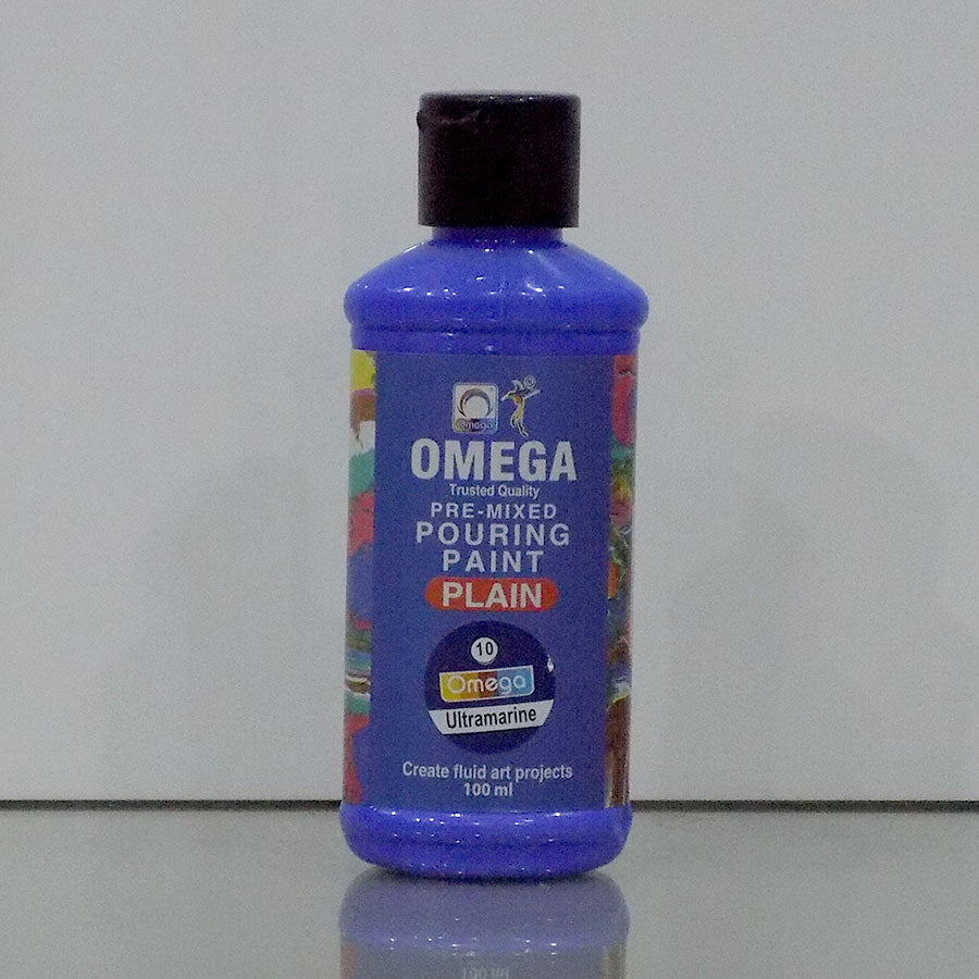 Omega Plain Pouring Paint Set – 12 Pre-Mixed Acrylic Colors for Fluid Art - Image 10