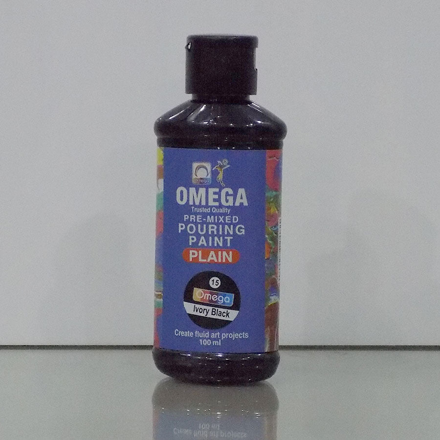 Omega Plain Pouring Paint Set – 12 Pre-Mixed Acrylic Colors for Fluid Art - Image 8