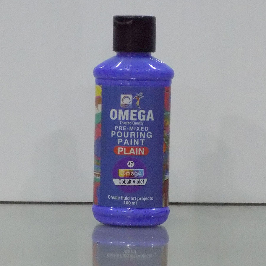 Omega Plain Pouring Paint Set – 12 Pre-Mixed Acrylic Colors for Fluid Art - Image 12