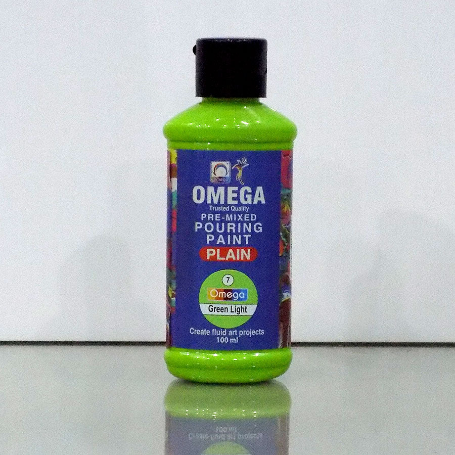 Omega Plain Pouring Paint Set – 12 Pre-Mixed Acrylic Colors for Fluid Art - Image 4