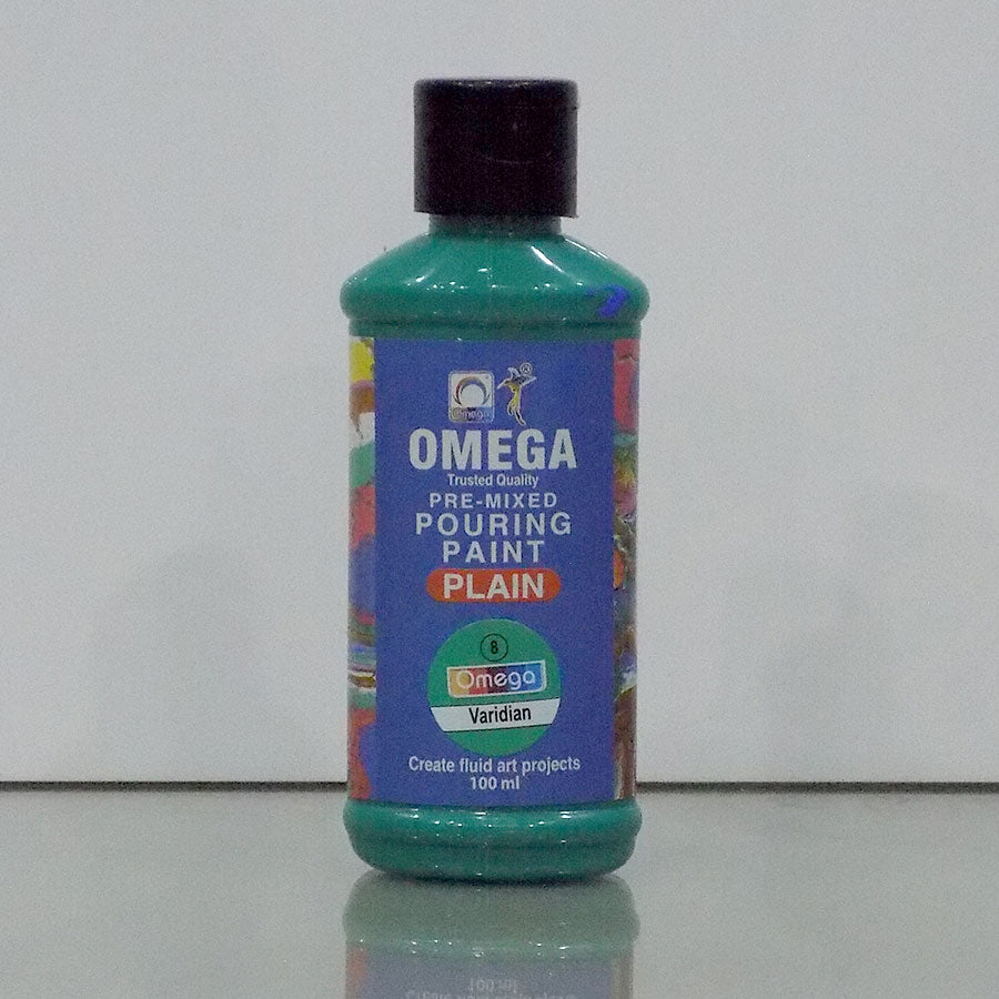 Omega Plain Pouring Paint Set – 12 Pre-Mixed Acrylic Colors for Fluid Art - Image 5