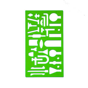 Chemistry Laboratory Stencil - Educational Tool for Students and Professionals