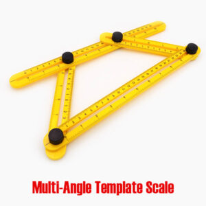 Multi-Angle Measuring Ruler – Adjustable Template Tool for Precision Layouts