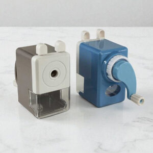 Compact Manual Pencil Sharpener for School & Office Supplies - Portable & Easy to Use
