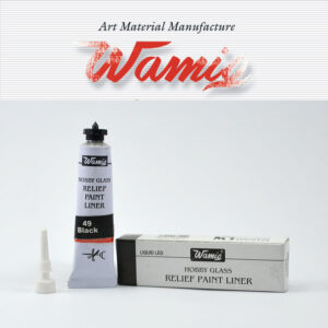Wamic Glass Art Paint Liner - Relief Style - 7 Color Available