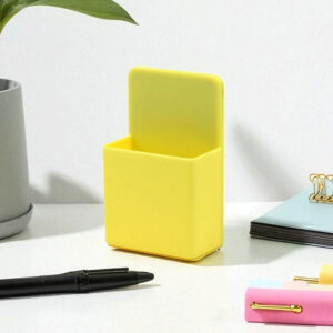 Small Dual-Compartment Magnetic  Desk Organizer with Space-Saving