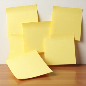 Yellow Sticky Notes - Adhesive Memo Pads for Office and Home Use
