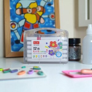 Acrylic Markers Set for Artists & Crafters  - Quick-Drying, and Light-Fast Paint Markers for Canvas, Paper