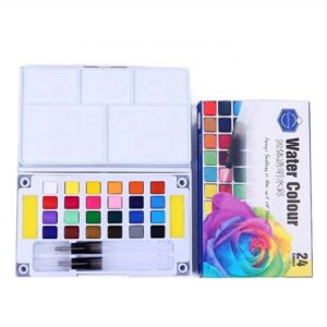 Keep Smiling 12-Piece Solid Transparent Water Colour Set