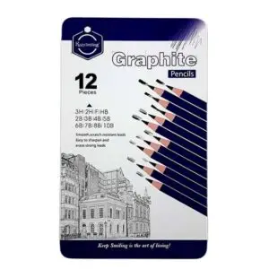 Keep Smiling Graphite Pencils Set Of 12 Pencils