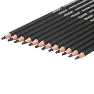 Keep Smiling Mix Charcoal Pencils Set Of 12 Pencils