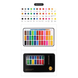 Keep Smiling Watercolor Set Professional Edition