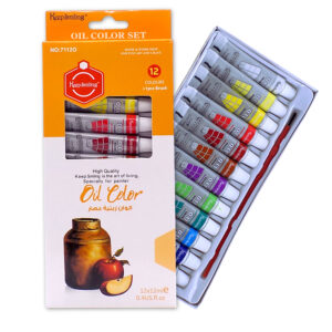 KeepSmiling Oil Pinting Colors 12ml Vibrant 12-Colors set.
