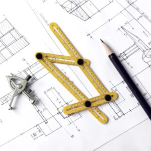 Multi-Angle Ruler Adjustable 25cm
