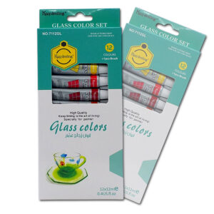 Keep Smiling Glass Painting Colors 12ml Vibrant 12-Colors set