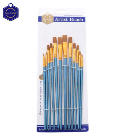 Keep Smiling 12-Piece Artist Paint Brush Set