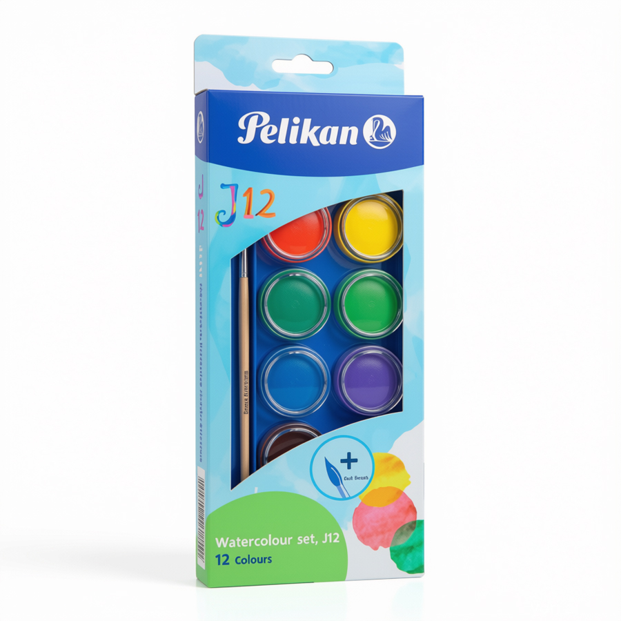 Pelikan J12 Watercolor set 12 color