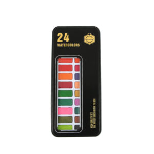 Keep Smiling Watercolor 24 color Tin Set