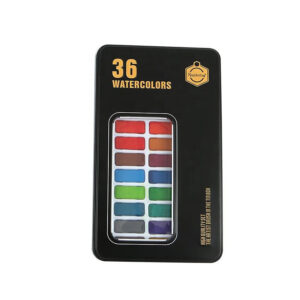 Keep Smiling Watercolor 36 color Tin Set