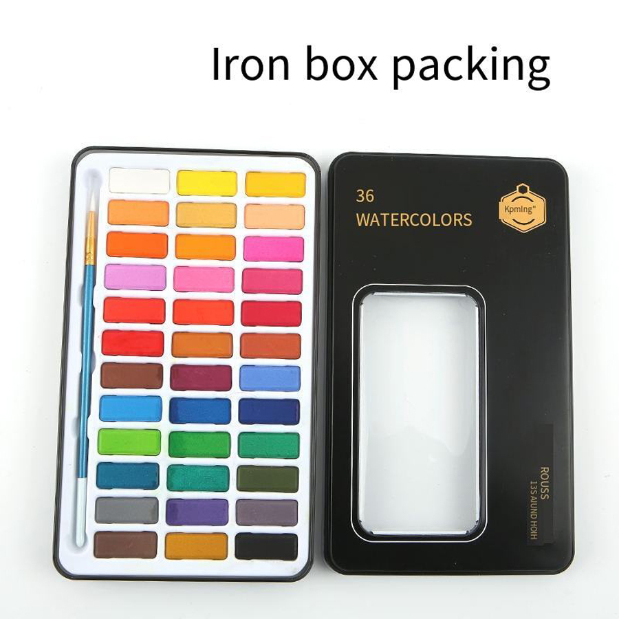 Keep Smiling Watercolor 36 color Tin Set