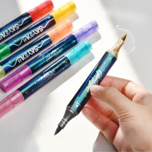 Dual-Tip Glitter Marker 12-Color Set