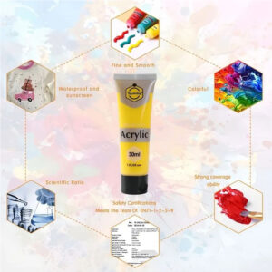Keep Smiling Acrylic Paints 30ml Tube Set - 6 Colors