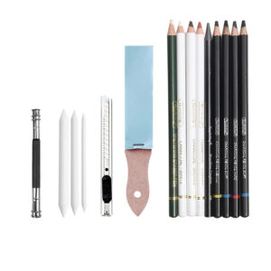 Keep Smiling 42-Piece Professional Sketching and Drawing Pencil Set