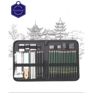 Keep Smiling 42-Piece Professional Sketching and Drawing Pencil Set